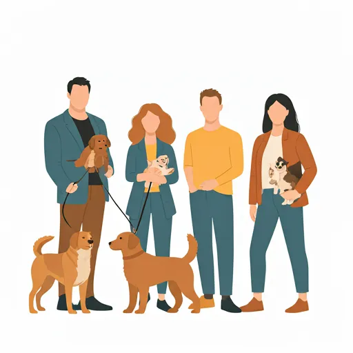 Comunidad de usuarios con sus perros